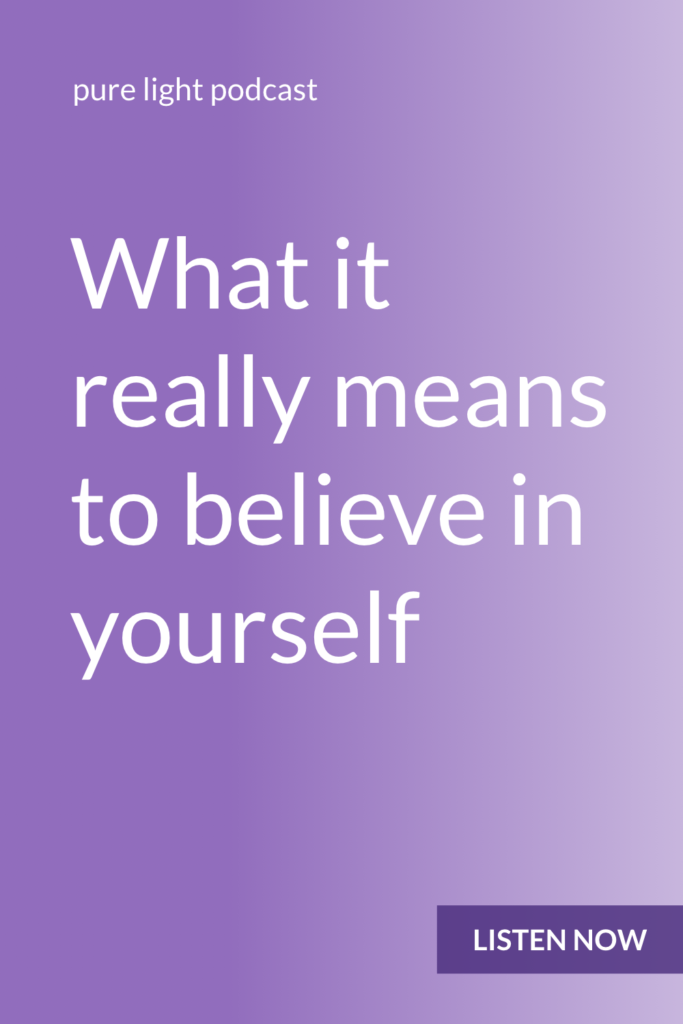 Confidence isn’t a feeling, or about thinking you can do it. It’s about finding the willingness to give yourself a chance. #purelightpodcast | ailikuutan.com